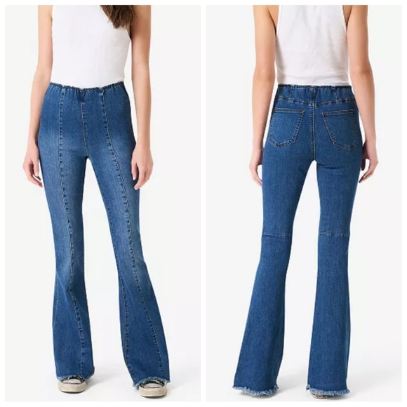 ASHLEY MASON Amanda Flare Jeans ~ NWT - Picture 1 of 12